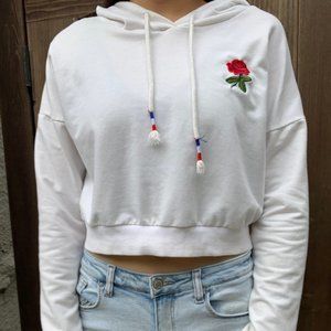 mini rose hoodie
